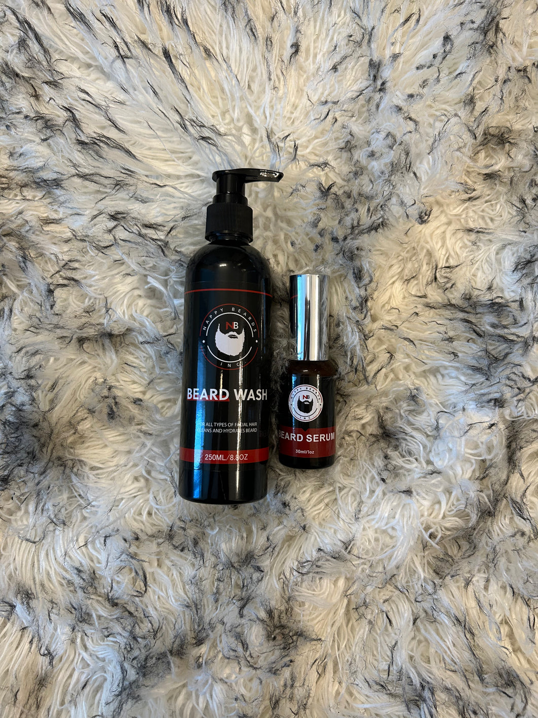 Beard wash and serum combo